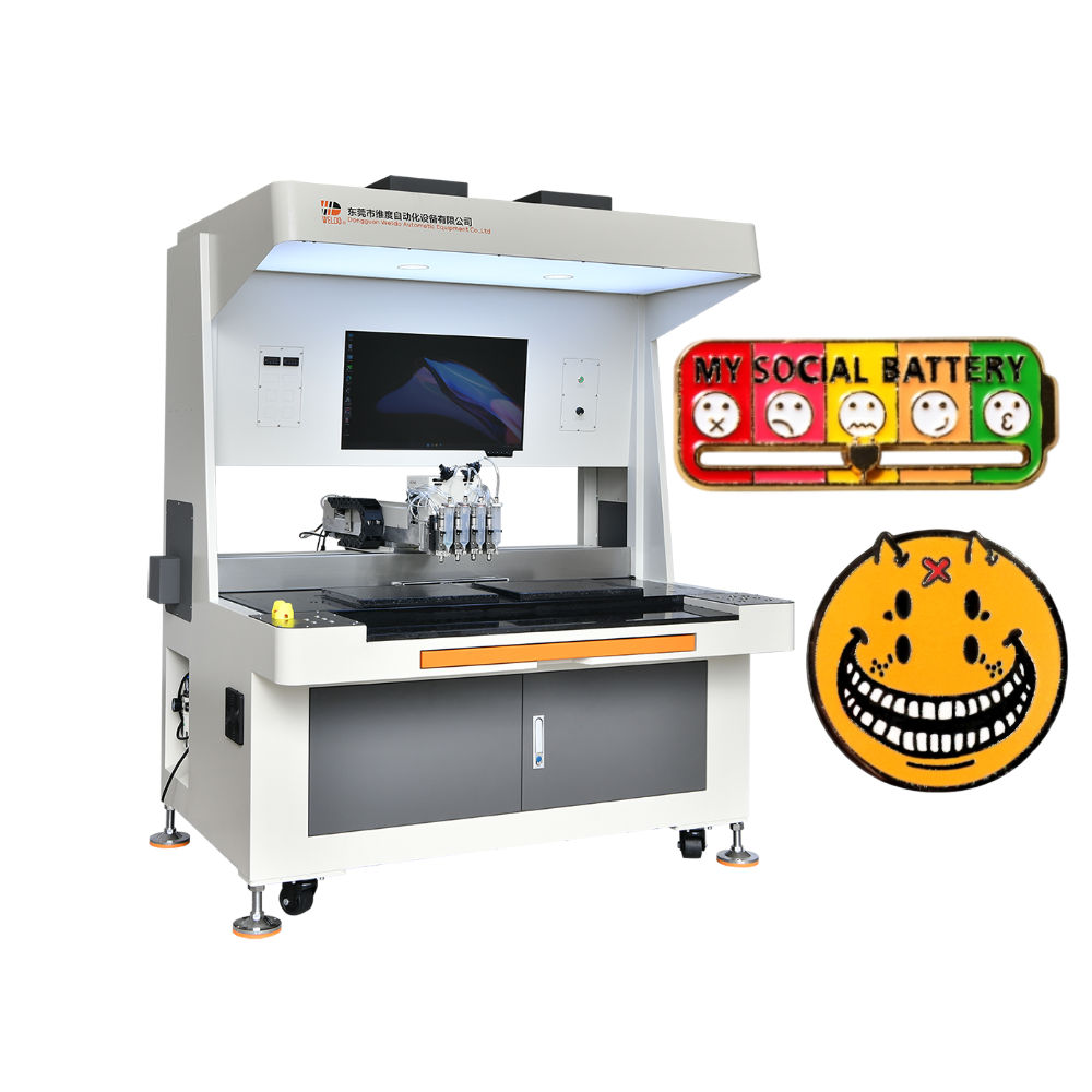 Christian enamel pin filling machine